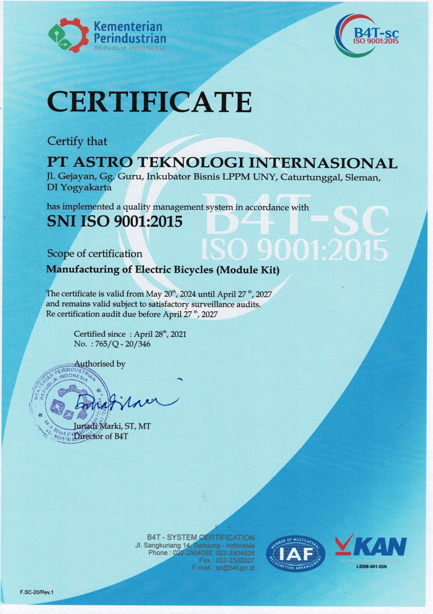 Pt Astro About - Business