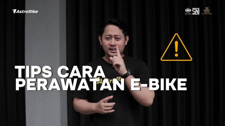 cara perawatan e-bike - sepeda listrik